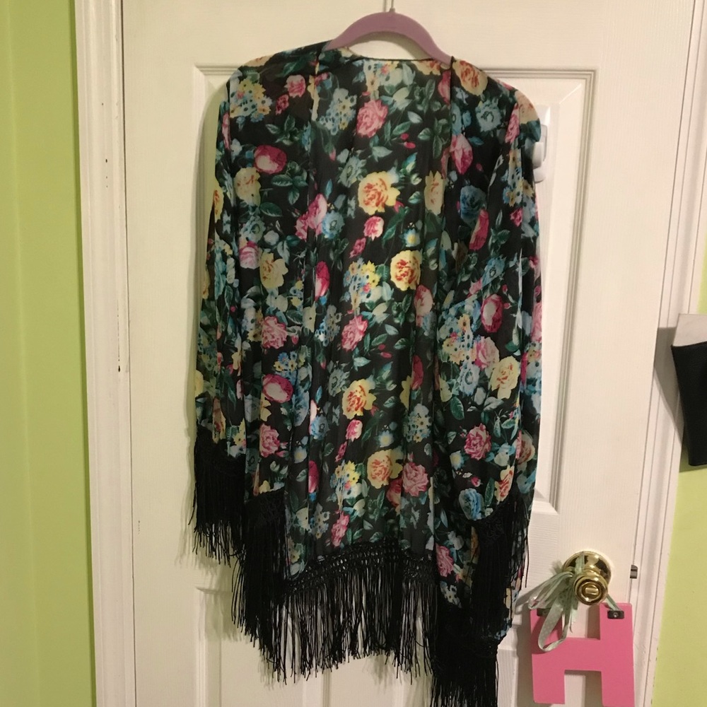 Floral kimono